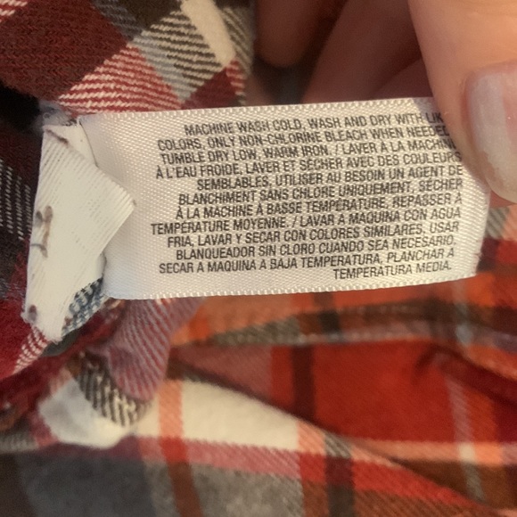 Old Navy flannel plaid shirt - Picture 7 of 7